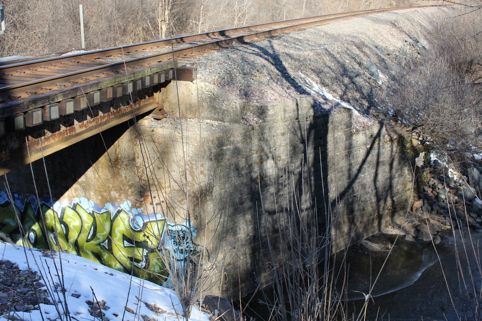 West abutment